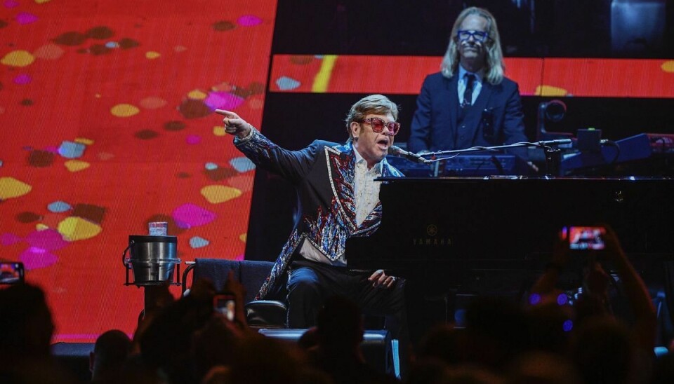 Sådan så det ud, da Elton John gav sidste koncert i Stockholm på sin farvelturné, 'Farewell Yellow Brick Road'.
