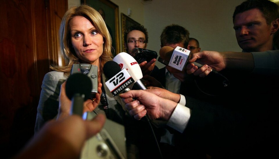 Helle Thorning-Schmidt er lige nu aktuel i dokumentaren 'Statsministeren Helle Thorning-Schmidt'. Her ser man blandt andet, hvordan hun mødte modstand fra pressen, mens hun er statsminister og formand for Socialdemokratiet. (Arkivfoto).