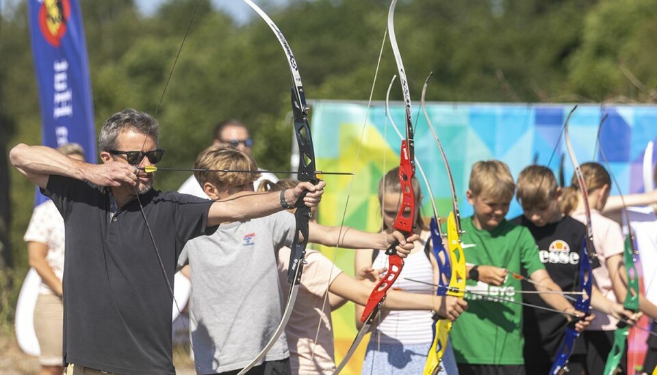 HKH Kronprins Frederik her ved bueskydning - Foto: René Lind Gammelmark HKH Kronprins Frederik her ved bueskydning - Foto: René Lind Gammelmark