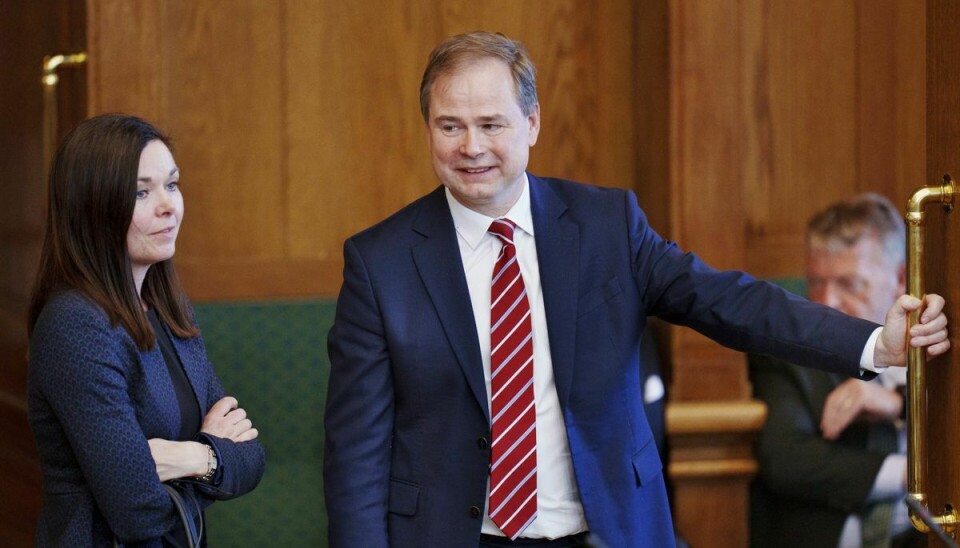Finansminister Nicolai Wammen går på barselsorlov.
