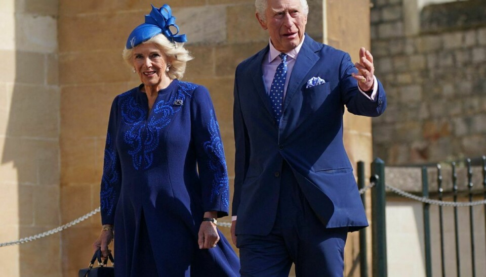 Charles og hans hustru, Camilla, bliver formelt kronet ved en stor ceremoni i Londons Westminster Abbey 6. maj. (Arkivfoto).