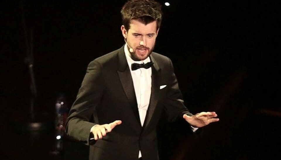 Komikeren Jack Whitehall skal være far.