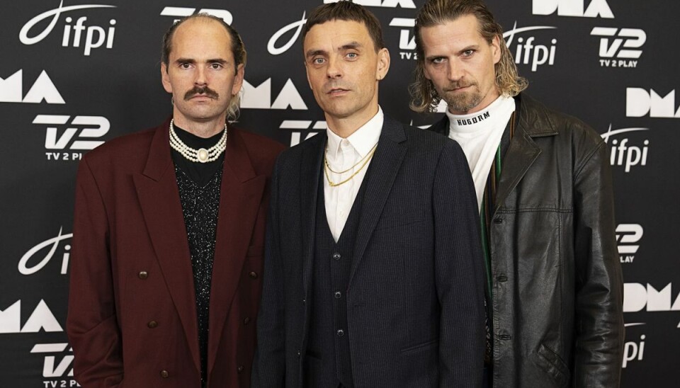 Hugorm består af guitarist Morten Gorm, forsanger Simon Kvamm og trommeslager Árni Bergmann. (Arkivfoto). Hugorm består af guitarist Morten Gorm, forsanger Simon Kvamm og trommeslager Árni Bergmann. (Arkivfoto).