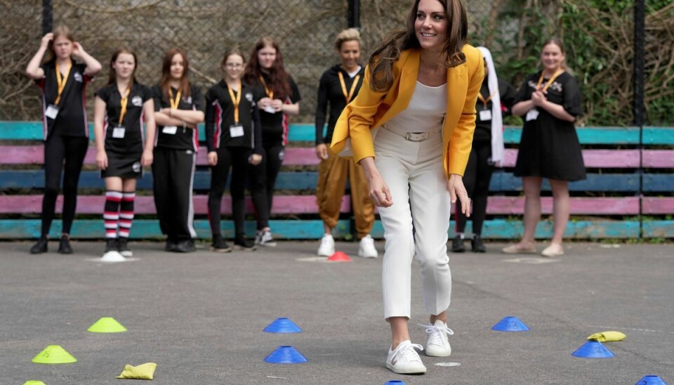 Prinsesse Kate måtte se sig slået af det andet hold, som vandt spillet to gange.