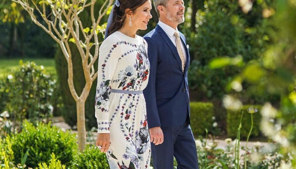 Frederik og Mary fanget af fotograferne inden ceremonien gik i gang.