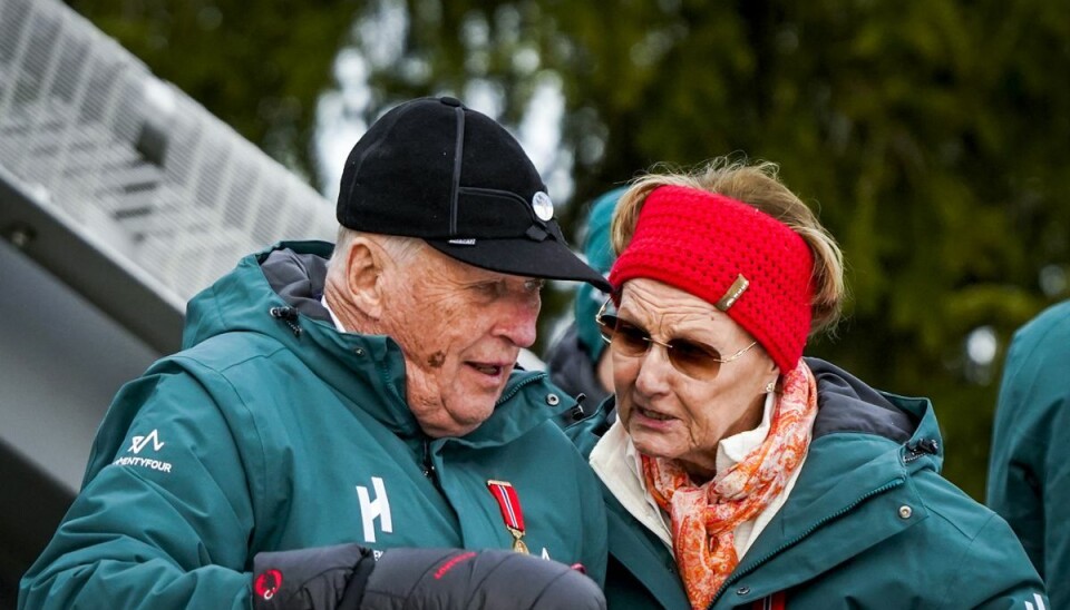 Dronning Sonja og kong Harald.