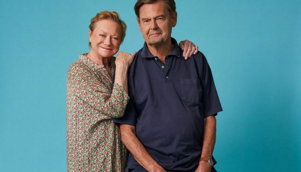 Lisbet Dahl siger ofte 'skat' til Ulf, og Ulf Pilgaard får ofte kaldt Lisbet ved sin afdøde hustru Gittes navn. De kan færdiggøre hinandens sætninger og har samme satiriske smag. Næste år kan de fejre 50-års makkerskab. (PR-foto).