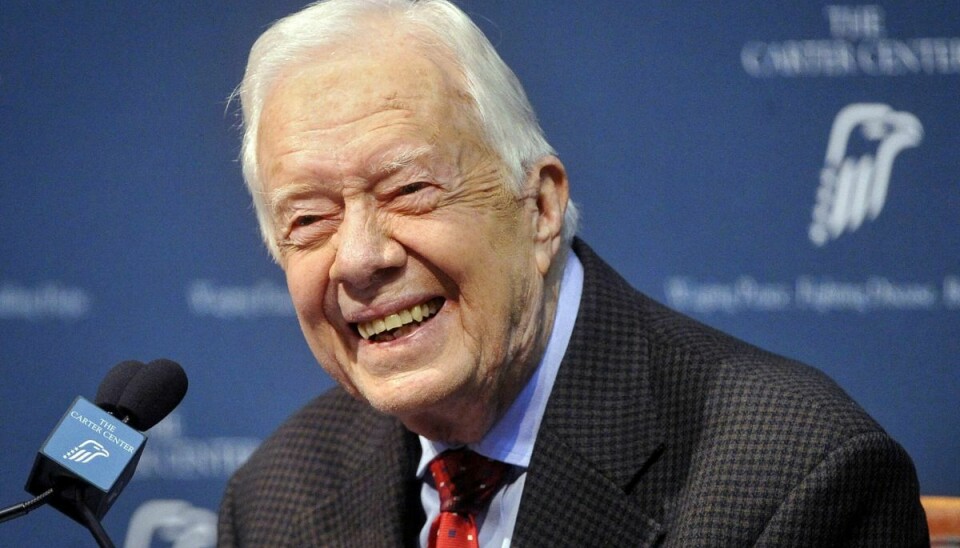98-årige Jimmy Carter var demokratisk præsident fra 1977 til 1981. (Arkivfoto).