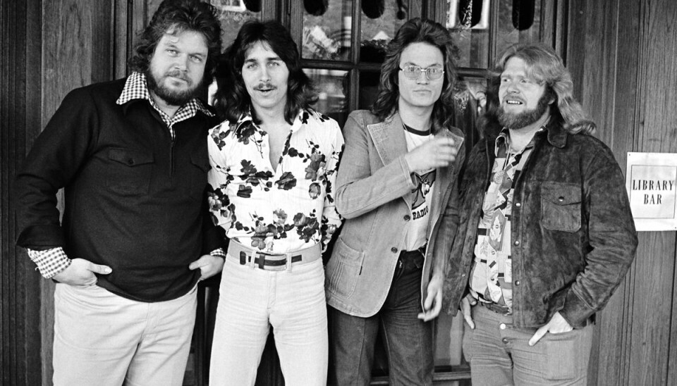 Den originale Backman-Turner Overdrive besætning. Fra venstre er det Randy Bachman, Blair Thornton, Robbie Bachman og Fred Turner