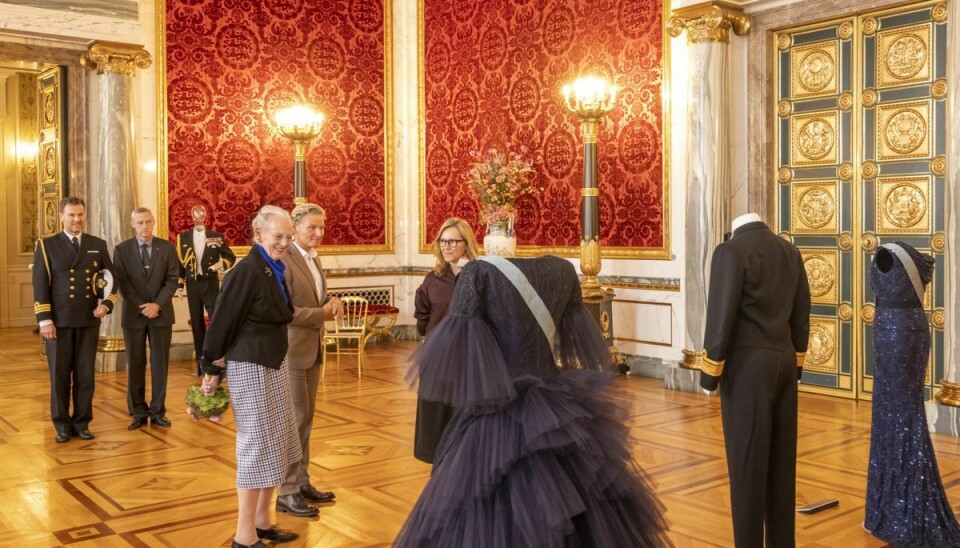 H.M.Dronningen ved åbningen af særudstillingen 'På de bonede gulve' Foto: Thorkild Jensen