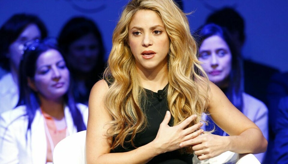 Den colombiansk-fødte pop-superstjerne Shakira