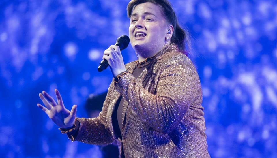 Tina Mellemgaard ses her under X Factor finalen tilbage i april måned.