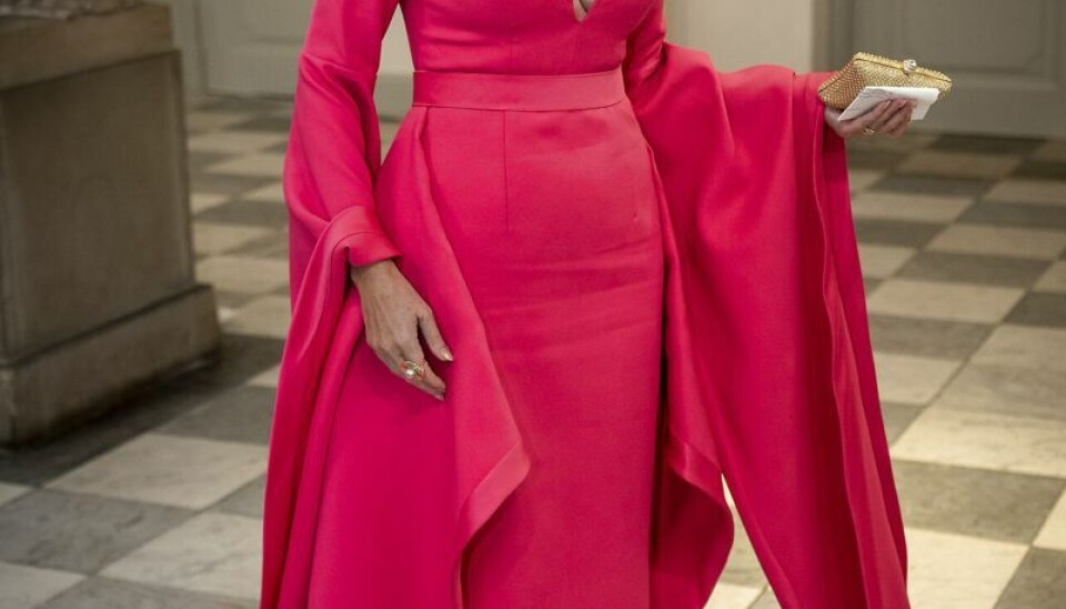 Helle Thorning Schmidt ankommer til gallamiddagen på Christiansborg Helle Thorning Schmidt ankommer til gallamiddagen på Christiansborg