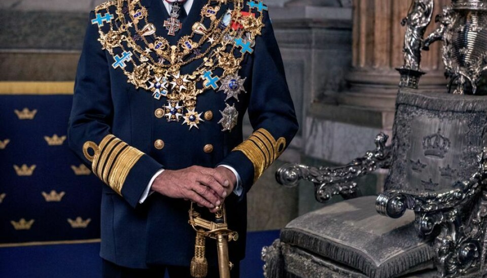 Det nye portrætfoto af kongen, der er taget i anledning af hans 50-års jubilæum som Sveriges regent.