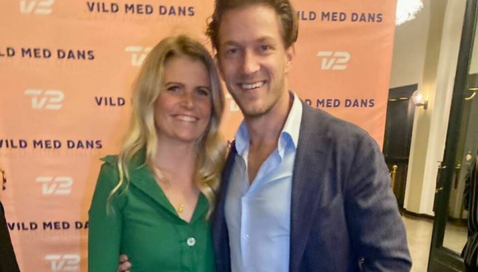 Heidi Frederikke Sigdal ses her sammen med den professionelle danser Michael Olesen, som hun dannede par med, da hun deltog i Vild med dans i 2022.