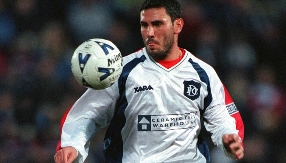 Patrizio Billio ses her i aktion for Dundee FC i januar 2000. Patrizio Billio ses her i aktion for Dundee FC i januar 2000.