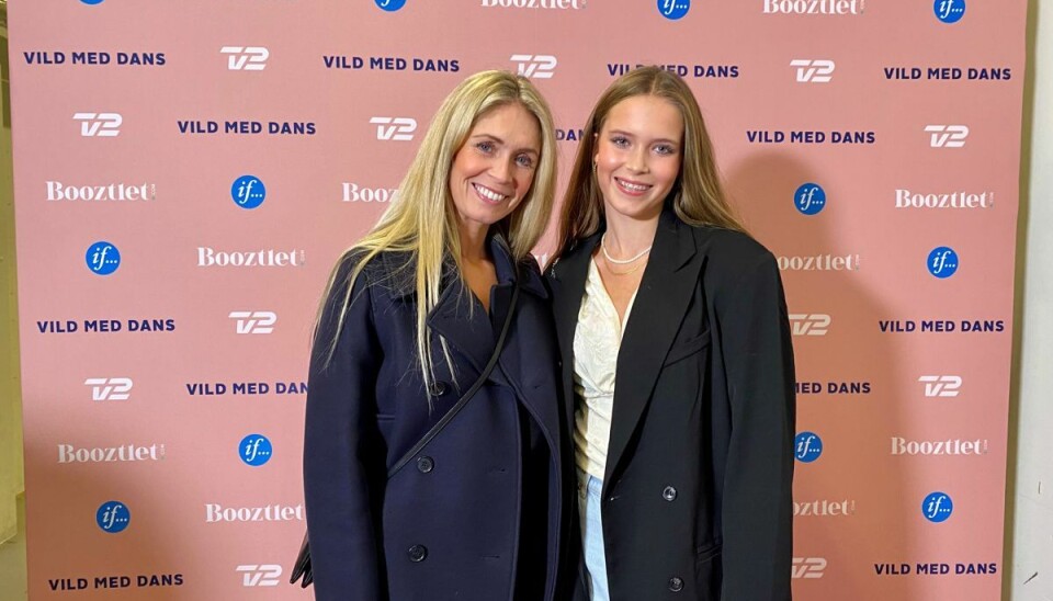 Karina Frimodt med datteren Mathilde til 'Vild med Dans'. Karina Frimodt med datteren Mathilde til 'Vild med Dans'.