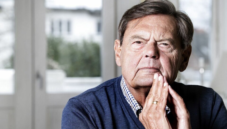 Det kniber lidt for nu 82-årige Ulf Pilgaard at finde julestemningen. Der mangler noget.