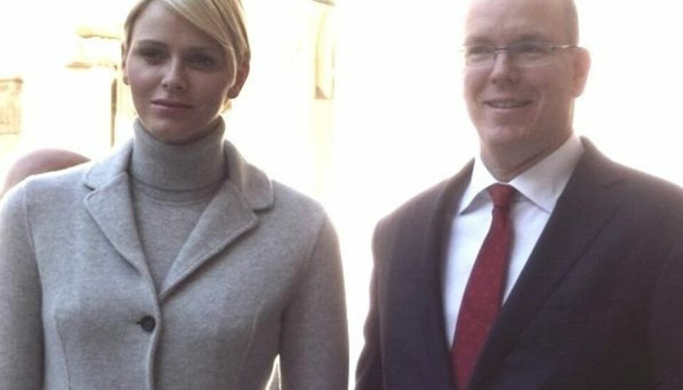 Fyrst Albert og fyrstinde Charlene af Monaco.