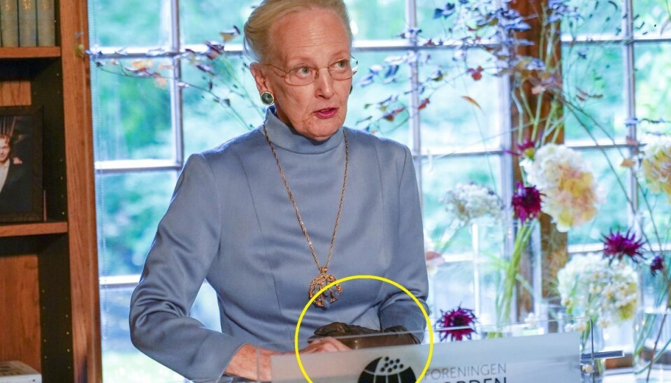 Dronning Margrethe holder tale ved prisoverrækkelsen mandag i Oslo Dronning Margrethe holder tale ved prisoverrækkelsen mandag i Oslo