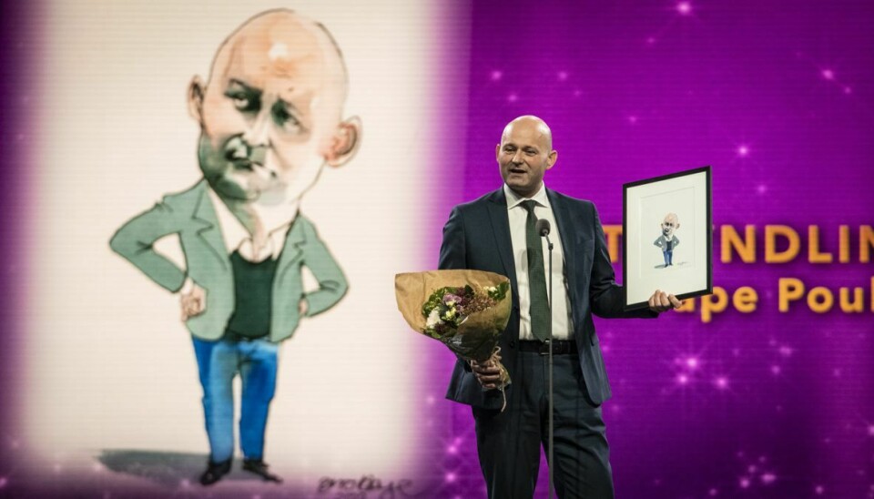 Søren Pape Poulsen modtog prisen 'Årets offer'