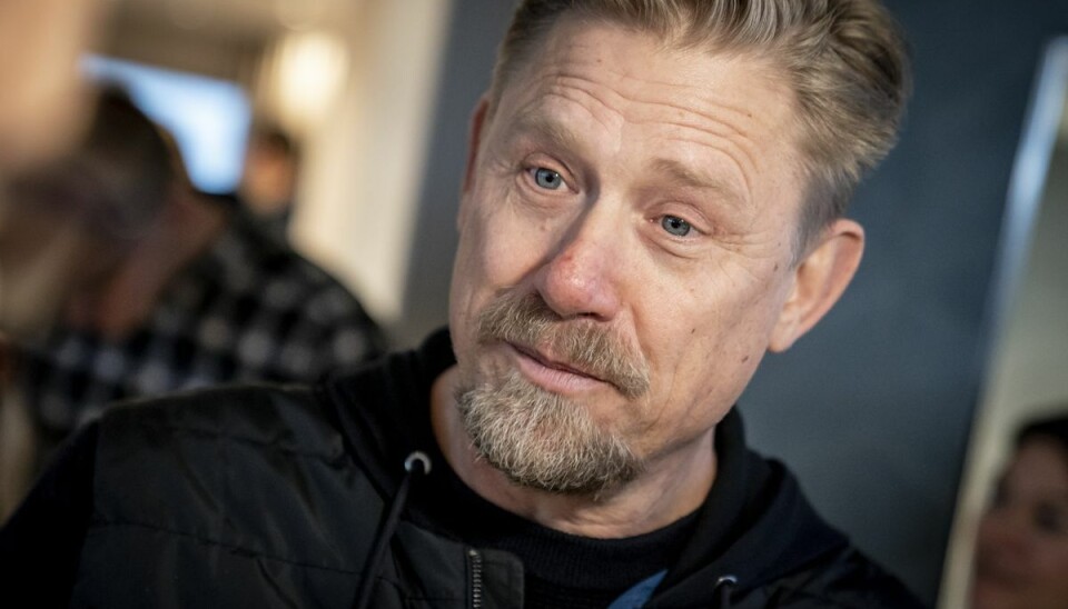 Peter Schmeichel under bogreception hos forlaget Lindhardt og Ringhof i København, tirsdag den 16. november 2021