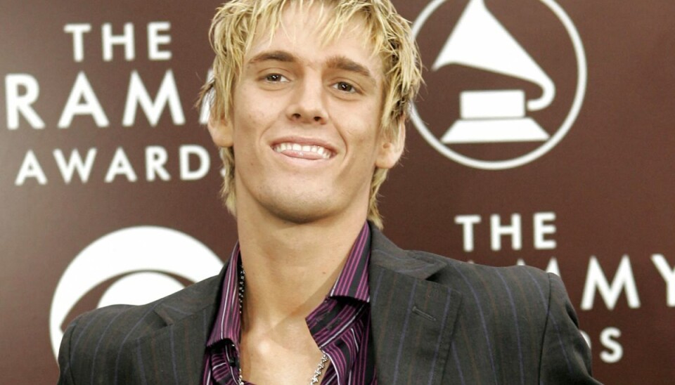 Aaron Carter fotograferet i 2005. Hans aske deles ligeligt mellem moderens kiste og havet ved Florida Keys.