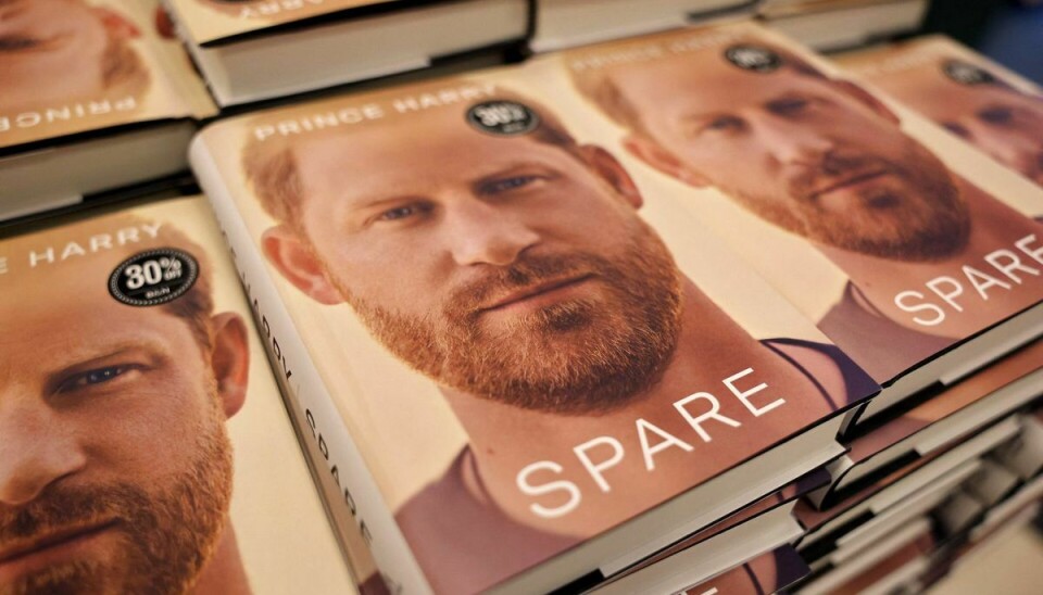Prins Harrys nye biografi 'Spare', der udkom tirsdag.