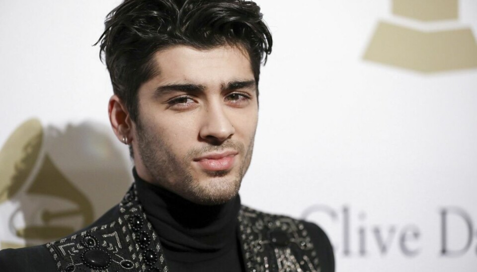 Tidligere medlem af boybandet One Direction og soloartist Zayn Malik bragede gennem lydmuren med debutalbummet 'Mind of Mine' i 2016. Teenageidolet fylder 30 år torsdag den 12. januar. (Arkivfoto).