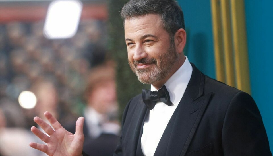 Jimmy Kimmel tager værtsroret ved næste års Oscar-uddeling. Det bliver tredje gang, den 54-årige talkshowvært står i front for showet. (Arkivfoto).