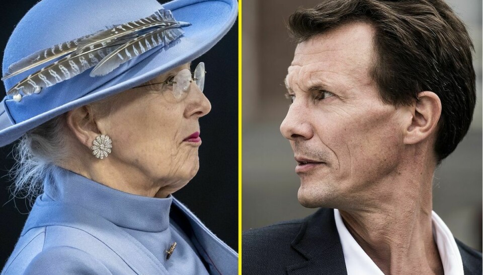 Dronning Margrethe og prins Joachim har været i åben krig i pressen i den seneste uges tid. Nu håber Margrethe, at der kommer ro.