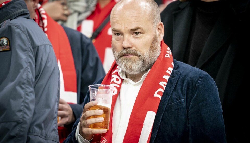 Anders Holch Povlsen før UEFA Nations League gruppe A-kampen mellem Danmark og Frankrig i Parken i København, søndag den 25. september 2022.. (Foto: Mads Claus Rasmussen/Ritzau Scanpix)