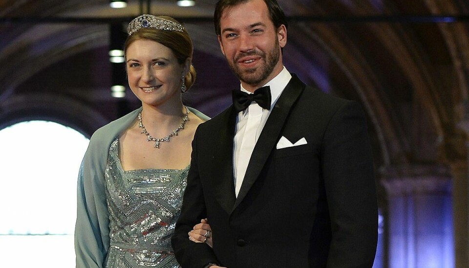 Arvestorhertugparret af Luxembourg, der nu venter deres barn nummer to. Arvestorhertugparret af Luxembourg, der nu venter deres barn nummer to.