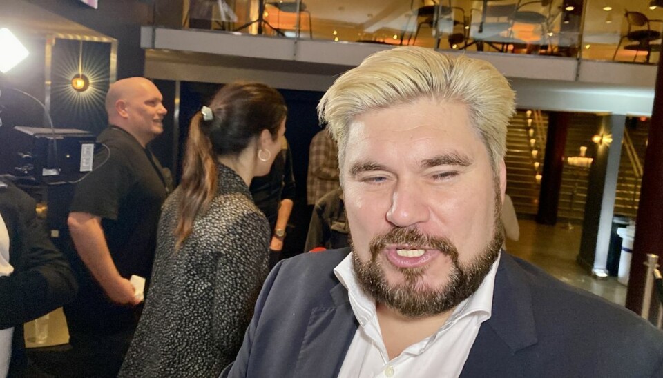En afbleget Rasmus Bjerg. En afbleget Rasmus Bjerg.
