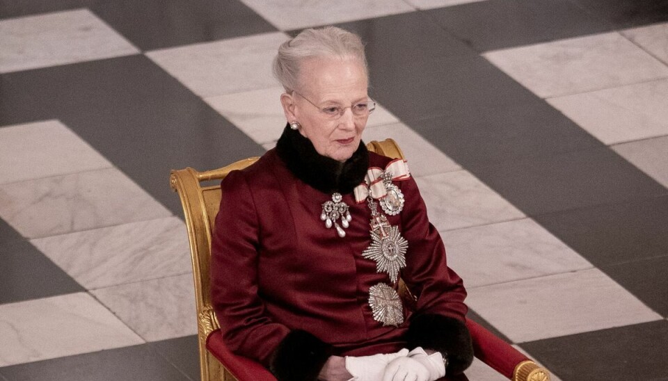 Dronning Margrethe er påbegyndt sin genoptræning efter en operation i ryggen onsdag. Hendes tilstand er ifølge kommunikationschef god og stabil. (Arkivfoto).