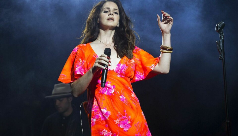 Den amerikanske sangstjerne Lana Del Rey