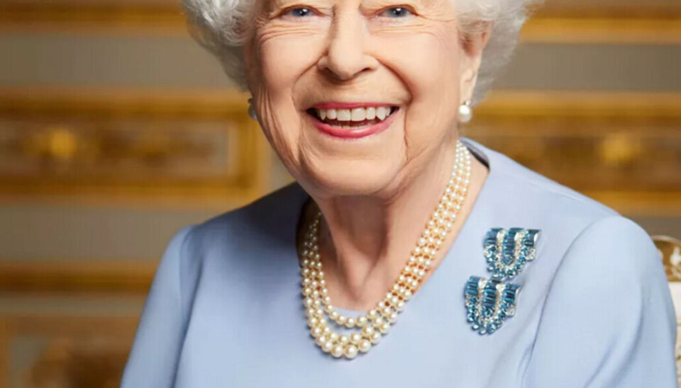 Her ses fotoet af den nu afdøde britiske dronning i fuld størrelse. Her ses fotoet af den nu afdøde britiske dronning i fuld størrelse.