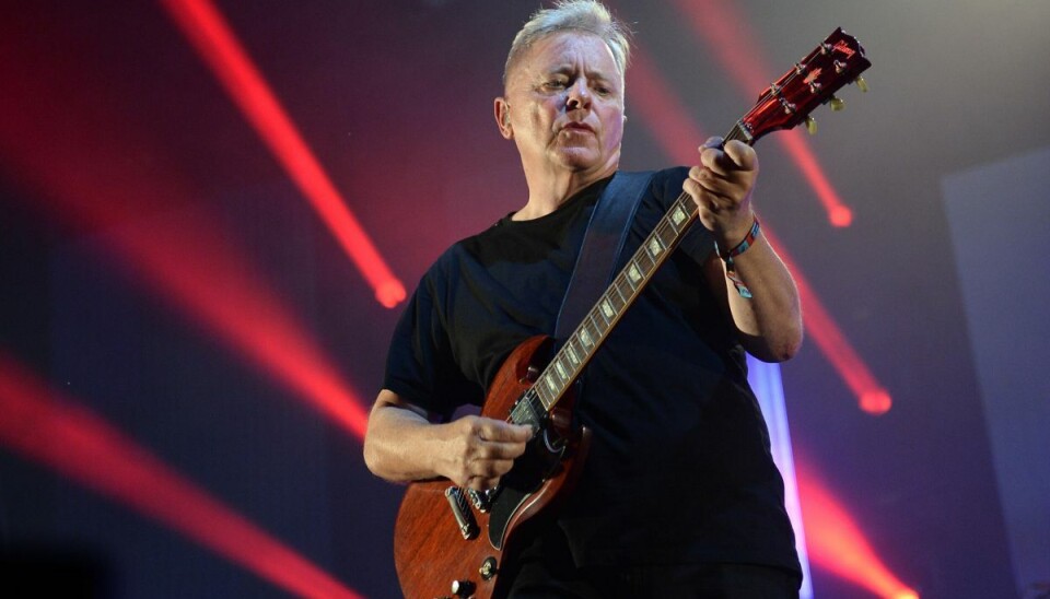 Forsangeren i New Order, Bernard Sumner, er i dag 67 år gammel. (Arkivfoto).