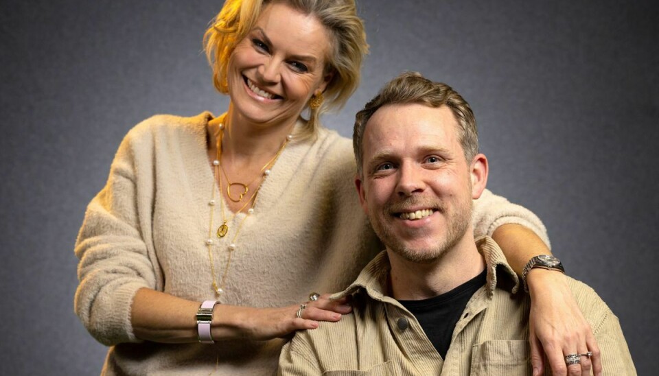 Cecilie Hother og David Mandel er værter på 'Det store talkshow' på P4.