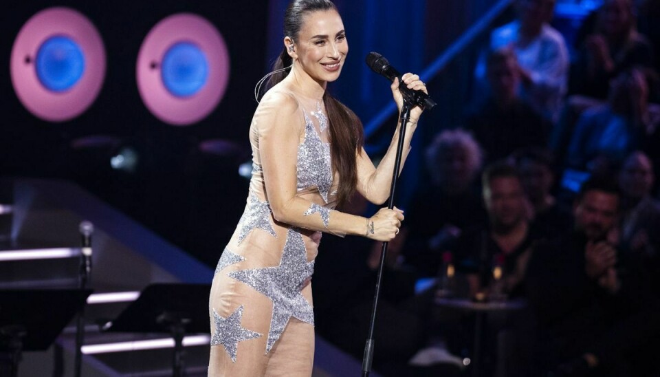 Medina udgiver stadig musik og optræder også. Her ses hun på scenen ved semifinalen i 'Vild med dans' på TV 2 tidligere i november. (Arkivfoto).