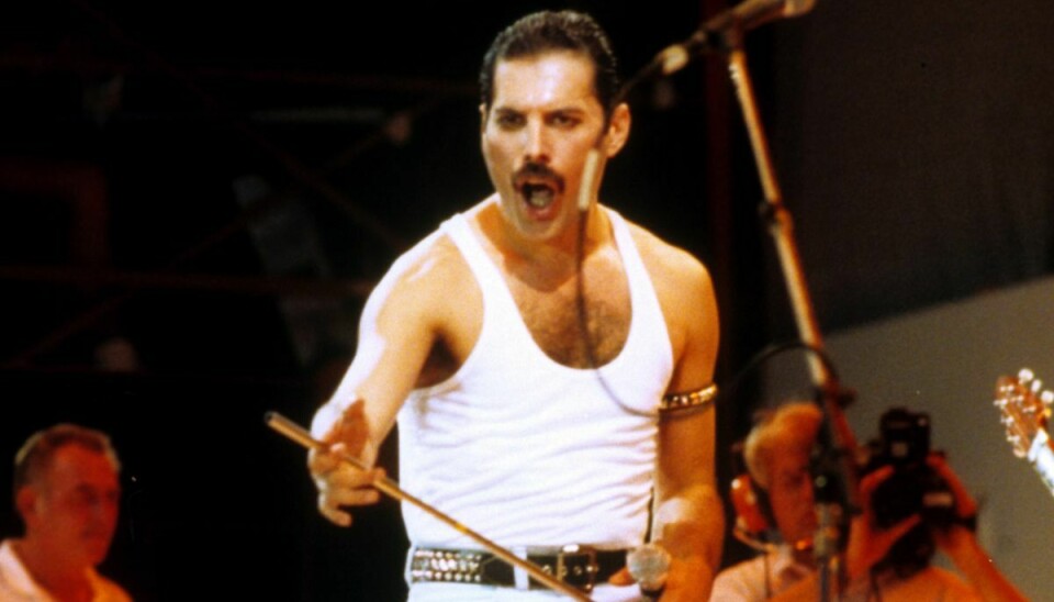 Queen forsanger Freddie Mercury, der døde i 1991