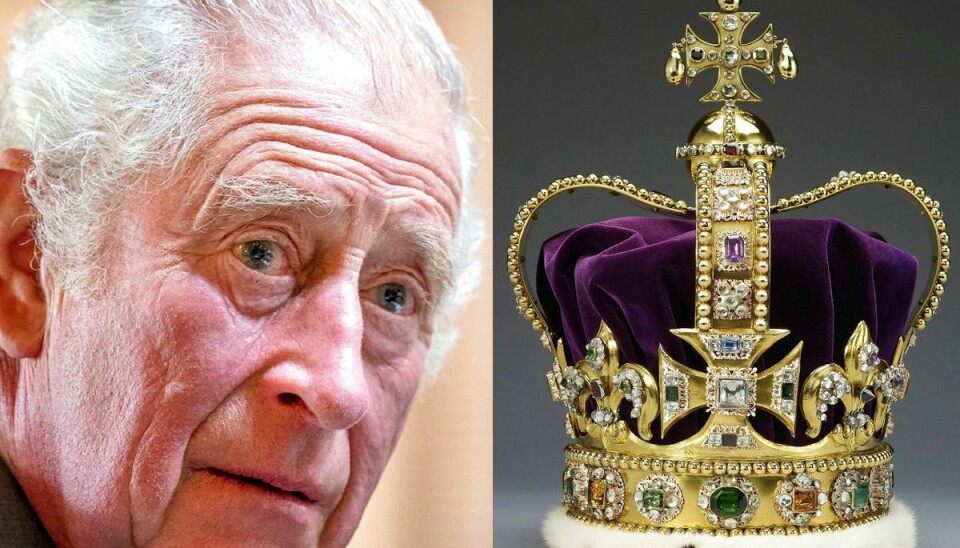 Sådan ser den ud, St. Edward's Crown, som Charles skal bære, når han krones til maj.