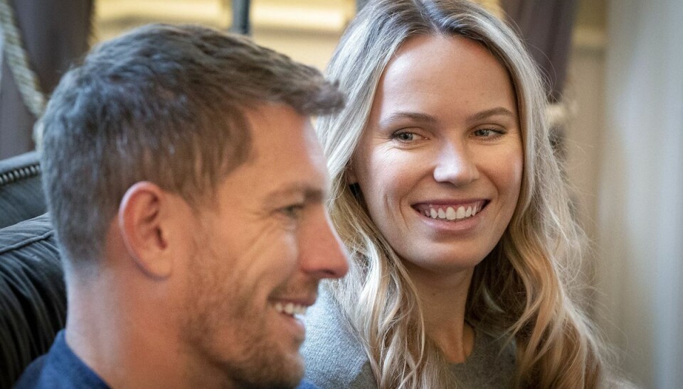 Caroline Wozniacki og hendes mand, amerikanske David Lee.