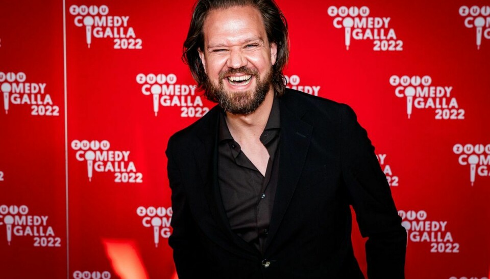 Thomas Warberg på den røde løber ved Zulu Comedy Galla i Operaen i København torsdag aften.