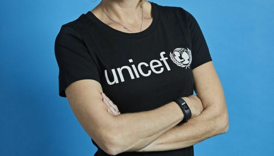 Vejrvært Cecilie Hother er ny ambassadør for UNICEF Danmark. Foto: Lasse Bak Mejlvand