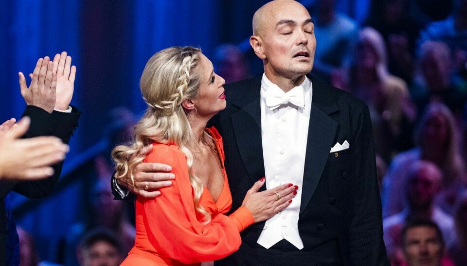 Karina Frimodt og Nicholas Kawamura blev stemt ud som det første par i årets udgave af 'Vild med dans'. (Arkivfoto).