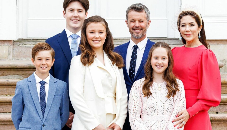 Kronprins Frederik har sine og kronprinsesse Marys to ældste børn, prins Christian og prinsesse Isabella, med i byen til en festlig fredag aften i Skanderborg. (Arkivfoto).