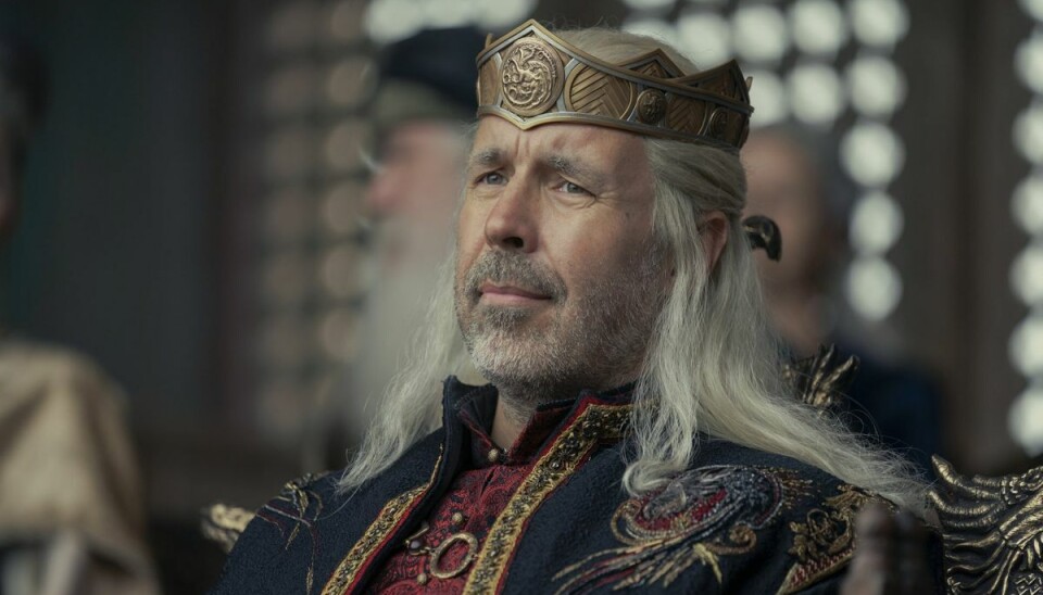 Den engelske skuespiller Paddy Considine har rollen som kong Viserys Targaryen i 'Game of Thrones'-spinoff-serien 'House of Dragon', der har premiere på HBO Max mandag. Den engelske skuespiller Paddy Considine har rollen som kong Viserys Targaryen i 'Game of Thrones'-spinoff-serien 'House of Dragon', der har premiere på HBO Max mandag.