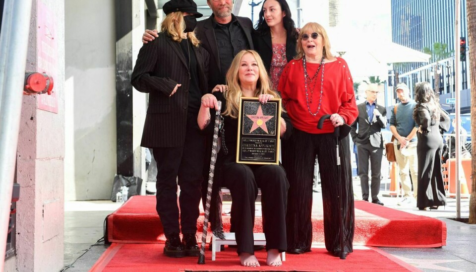 Den amerikanske skuespillerinde Christina Applegate modtager sin stjerne på Hollywood Walk of Fame.