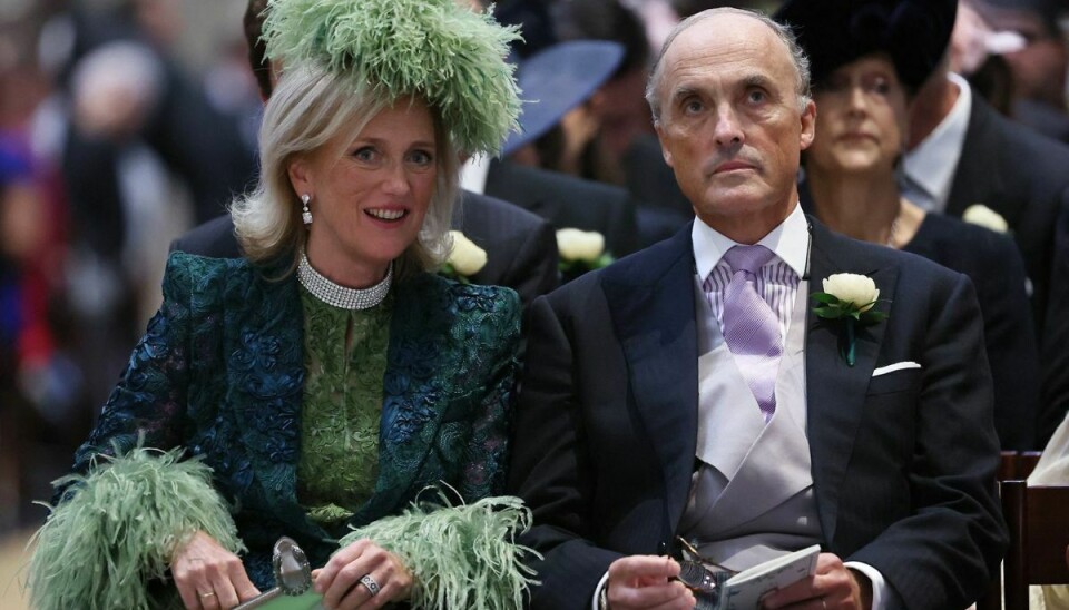 Brudens forældre, prinsesse Astrid og ærkehertug Lorenz.